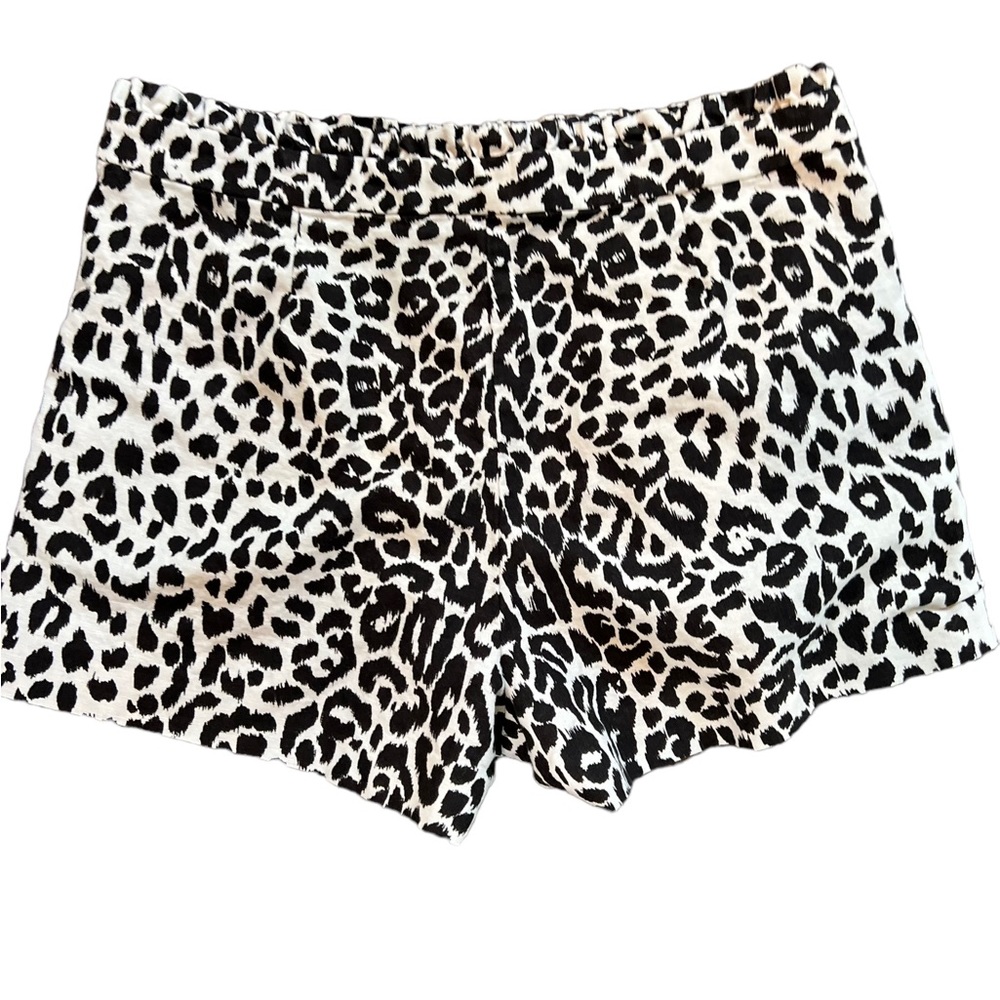J Crew animal print linen blend shorts - Picture 3 of 5